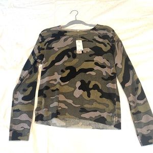Philosophy Camouflage 100% Cashmere Sweater NWT
